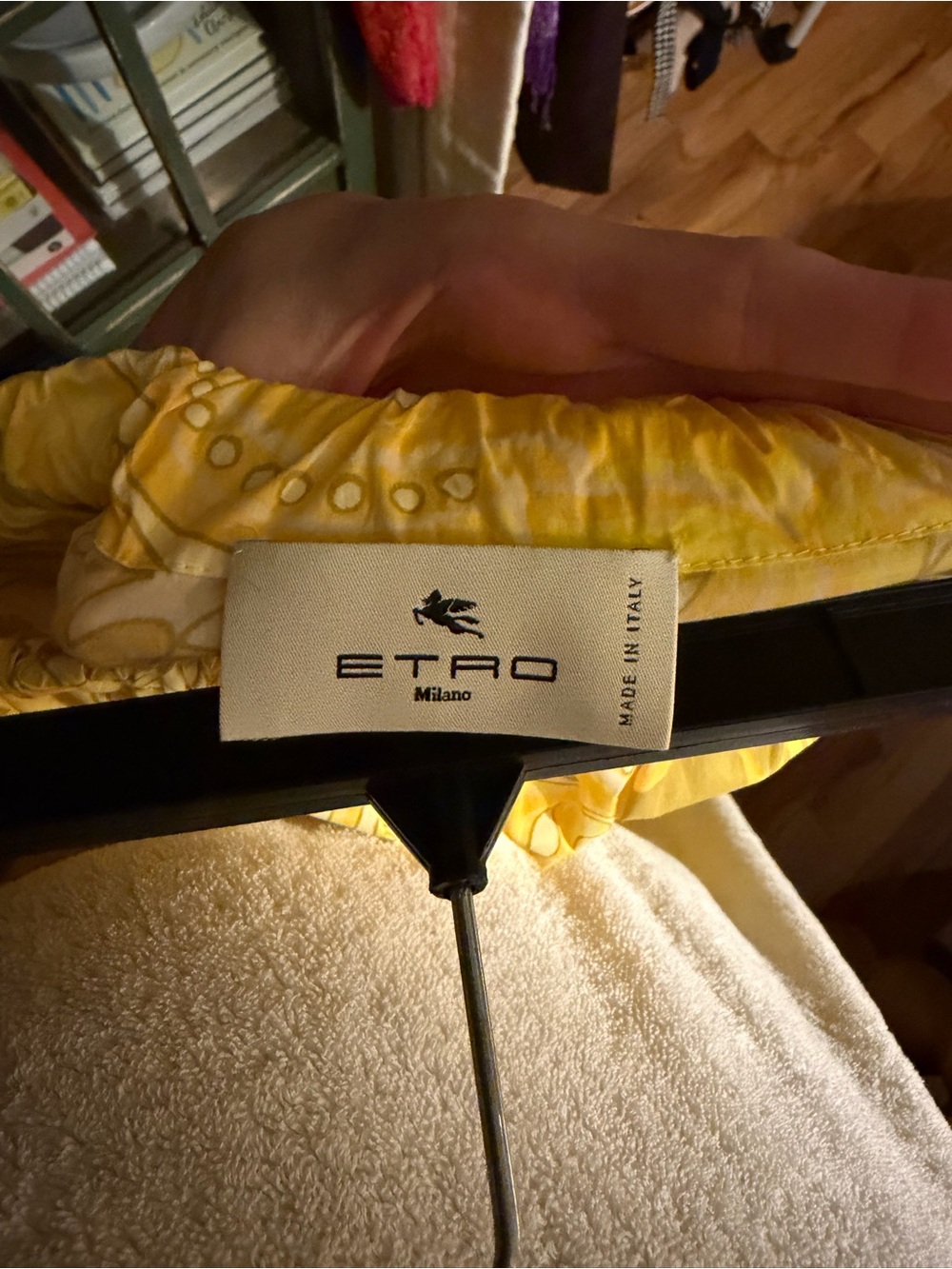 Etro Yellow Paisley Tiered Maxi Skirt - Picture 4 of 4